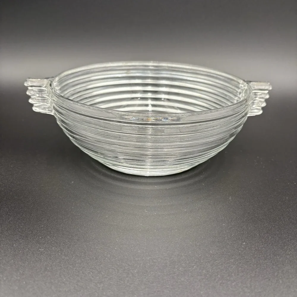 Vintage Anchor Hocking Ribbed Depression Glass 